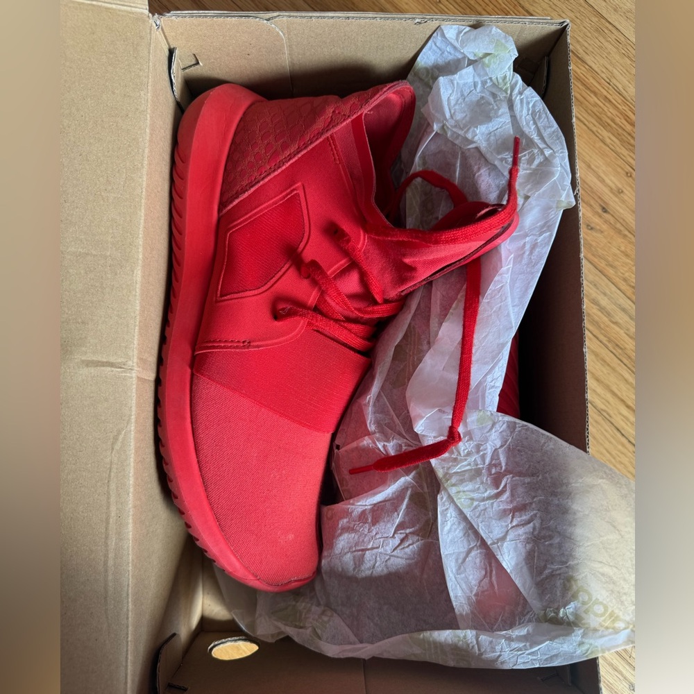 ADIDAS Tubular Donna Rosso Sneaker - Picture 3 of 9